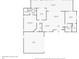 Detailed floor plan showcasing the layout of the home with room dimensions at 6146 Rockefeller Ave, Sarasota, FL 34231