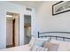 Cozy bedroom with an ensuite bathroom and closet at 700 Golden Beach Blvd # 224, Venice, FL 34285