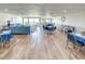 Spacious community room with ample seating and tables for gatherings and events at 700 Golden Beach Blvd # 224, Venice, FL 34285