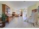 Spacious living area with traditional furnishings and wood look flooring at 1125 Deardon Dr, Venice, FL 34292