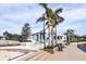 Community space featuring stairs, sidewalks, landscaping, and seating, perfect for leisure and relaxation at 20806 Valprato Ct, Venice, FL 34293