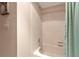 Bathroom featuring a shower, bathtub, tiled wall, and a shower curtain at 4260 Placida Rd # 25D, Englewood, FL 34224