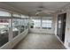 Spacious sun room with sliding door entry and lots of natural light at 524 S Cervina Dr, Venice, FL 34285