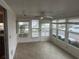 Bright sun room with lots of windows and natural light at 524 S Cervina Dr, Venice, FL 34285