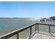 Breathtaking water views from a wooden viewing platform on the property at 1049 N Casey Key Rd, Osprey, FL 34229
