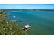 Panoramic view of the expansive waterfront, from a property with private dock at 1049 N Casey Key Rd, Osprey, FL 34229