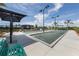 Outdoor bocce ball courts with green surfaces and landscaping, ideal for recreational enjoyment at 10797 Tarflower Dr # 202, Venice, FL 34293