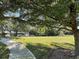 Scenic common area with lush greenery, benches and walking path at 117 Altesino Ct, Venice, FL 34292