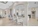 Kitchen with granite countertop bar and pendant lights at 1662 Bobcat Trl, North Port, FL 34288