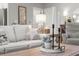 Comfortable living room with decor, neutral colors, and a textured coffee table at 16848 Cayo Key Dr, Port Charlotte, FL 33953
