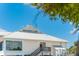 Exterior shot of The Waverly Restaurant & Bar with stairs leading to the entrance at 1785 Bayshore Dr, Englewood, FL 34223
