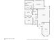 Layout of home showcasing the placement of the living room, bedrooms, and bathrooms at 4324 Knowles Ln, North Port, FL 34288