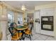 Charming breakfast nook with tile floors and modern appliances at 503 Clubside Cir # 47, Venice, FL 34293