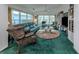 Comfortable seating and large windows for bright living at 503 Clubside Cir # 47, Venice, FL 34293