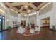 Spacious lobby featuring high ceilings, elegant seating, and stylish decor at 503 Clubside Cir # 47, Venice, FL 34293