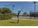 Tennis courts with a tennis statue, offering an active lifestyle and a sense of community at 503 Clubside Cir # 47, Venice, FL 34293