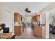 Well-equipped kitchen with stainless steel appliances, granite countertops, and lots of storage at 51 Oakwood N Dr # 51, Englewood, FL 34223