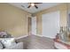 Cozy room with tile flooring, a closet, and stylish nautical decorations at 5550 Rock Dove Dr, Sarasota, FL 34241