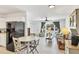 Bright, open floor plan showcasing kitchen, dining, and living area with modern finishes at 6392 Coliseum Blvd, Port Charlotte, FL 33981