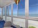 Large windows providing gorgeous beach and ocean views at 950 Tarpon Center Dr # 506, Venice, FL 34285