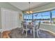 Cozy dining area with water views at 18382 Arapahoe Cir, Port Charlotte, FL 33948