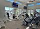 Community gym offering a variety of workout equipment and televisions for residents at 1903 San Silvestro Dr, Venice, FL 34285