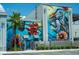 Colorful mural at Downtown Wellen Park featuring local wildlife and artistic details at 19911 Quisto St, Venice, FL 34293