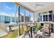 A bright sunroom provides the perfect place to enjoy the outside views at 200 The Esplanade N # B3, Venice, FL 34285