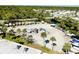 Aerial view of boat storage with surrounding Palm Trees at 223 Lancer Dr, Nokomis, FL 34275