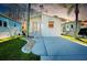 Charming home with a well-manicured lawn and a cozy, inviting facade at 223 Lancer Dr, Nokomis, FL 34275
