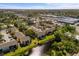 An aerial view of the condo community, showcasing the well-maintained landscaping and convenient location near shopping at 3417 Clark Rd # 217, Sarasota, FL 34231