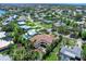 This neighborhood is home to several homes and dwellings surrounded by lush green landscaping at 416 Baycrest Dr, Venice, FL 34285