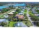 This neighborhood is home to several homes and dwellings near a lake at 416 Baycrest Dr, Venice, FL 34285