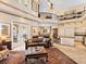 Living room with an open floor plan, stylish furnishings, and elegant decor and lots of natural light at 416 Baycrest Dr, Venice, FL 34285