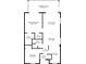Detailed floor plan showcasing the layout of the home, including bedrooms, bathrooms, and living areas at 614 N Jefferson Ave # 27, Sarasota, FL 34237