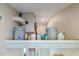 Efficient storage space featuring shelving and room for paint and other supplies at 7407 S Blue Sage, Punta Gorda, FL 33955