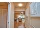 Living room is spacious and has lots of natural light coming through the sliding glass doors at 7941 Pineglen Ct # 37, Sarasota, FL 34238