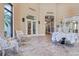 Inviting lobby with stylish decor, comfortable seating, and easy access to community amenities at 10064 Cozy Grove Dr, Venice, FL 34293