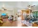 Open-concept living space seamlessly connects living, dining, and kitchen areas at 1110 Gladstone Blvd, Englewood, FL 34223