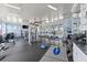 The community gym is equipped with machines, weights, and plenty of space to work out in at 11655 Renaissance Blvd, Venice, FL 34293
