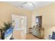 Bright living room featuring light-colored walls and hardwood floors, providing a welcoming atmosphere at 1853 San Silvestro Dr, Venice, FL 34285