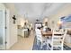 Open concept living area with kitchen, dining room, and living room and connected layout at 20176 Tesoro Dr, Venice, FL 34293