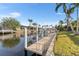 This home includes a private dock for your boat, with easy access to waterways at 3819 Aves Island Ct, Punta Gorda, FL 33950