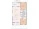 Layout of the house with spacious living area, kitchen, bedrooms and an outdoor patio at 7515 Greystone Dr, Hudson, FL 34667