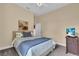 Bedroom with a double bed, neutral tones and carpet at 988 145Th Street Ne Cir, Bradenton, FL 34212