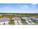 Attractive single-Gathering homes with attached garages and manicured lawns, creating a welcoming and picturesque neighborhood scene at 11239 Boundless Ter, Venice, FL 34293