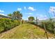 Spacious backyard with lush greenery, offering privacy and ample space for outdoor activities at 1585 Keyway Ct, Englewood, FL 34223
