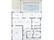 Detailed floor plan featuring a living room, kitchen, sunroom, and bedrooms at 1585 Keyway Ct, Englewood, FL 34223