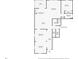 Floor plan displaying the first floor with kitchen, living, and dining areas, breakfast nook, and laundry room at 1951 E Isles Rd, Port Charlotte, FL 33953