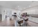 Spacious kitchen features an island with seating, stainless steel appliances, and ample counter space at 1951 E Isles Rd, Port Charlotte, FL 33953